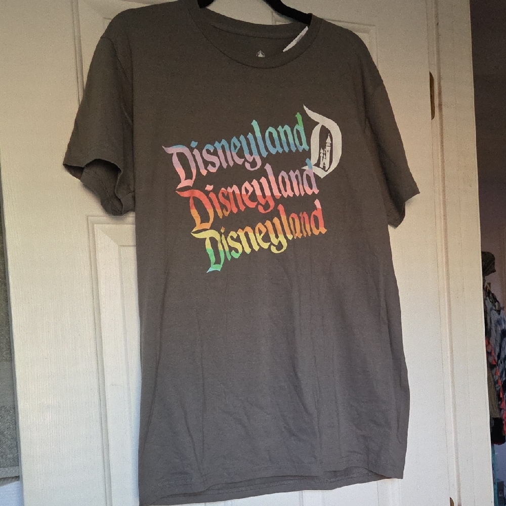 Disney Charcoal Logo Tee